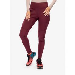 Legginsy damskie Rab Horizon Tights. Czerwone legginsy RAB, bez wzorów, sportowe. Za 298.99 zł.