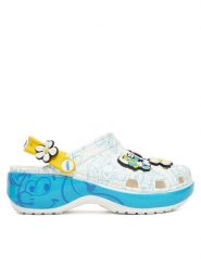 Crocs Klapki Smurfs Platform Clog 210822 Kolorowy. Klapki Crocs, bez wzorów, z tworzywa sztucznego, bez obcasa, bez zapięcia. Za 259.99 zł.