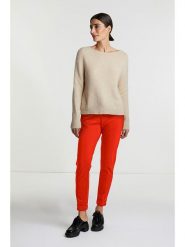 Rich & Royal Sweter w kolorze beżowym rozmiar: M. Brązowe swetry Rich & Royal, m, bez wzorów, bez ramiączek. Za 269.95 zł.