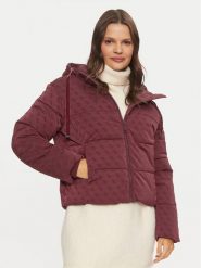 Guess Kurtka puchowa Daisy W4BL36 WGJZ0 Bordowy Regular Fit. Czerwone kurtki Guess, xl, z aplikacjami, z puchu, bez kaptura. Za 469.99 zł.
