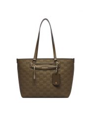 MICHAEL Michael Kors Torebka 30S6GTVT6B Brązowy. Brązowe shopper bag MICHAEL Michael Kors, bez wzorów, ze skóry, bez dodatków. Za 1,239.00 zł.