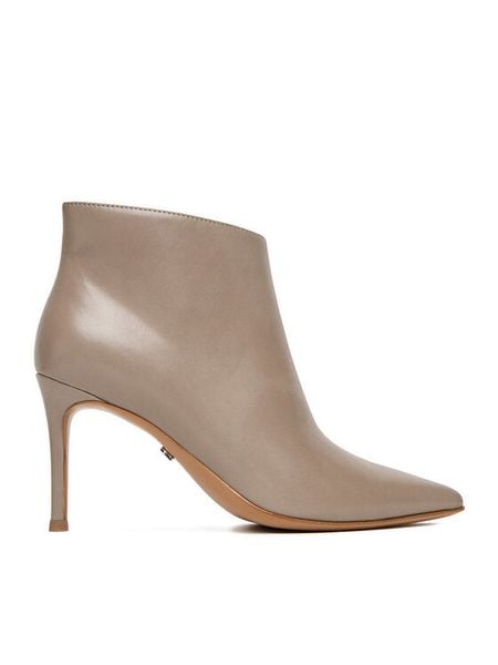 Gino Rossi Botki EO-CLOE-GLC9273-4-370-1 Czarny. Czarne botki Gino Rossi, bez wzorów, ze skóry, bez obcasa, na szpilce, bez zapięcia. Za 369.99 zł.