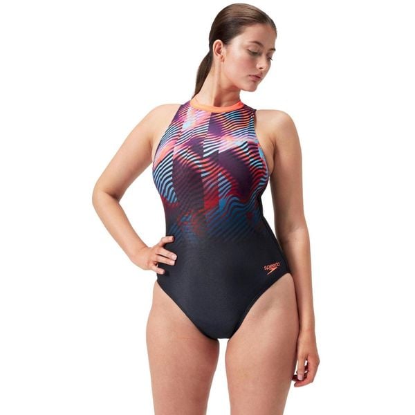 Strój kąpielowy jednoczęściowy damski Speedo Hydrasuit. Czarne stroje jednoczęściowe Speedo, bez wzorów, sportowe. Za 229.99 zł.