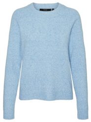Vero Moda Sweter w kolorze błękitnym rozmiar: S. Niebieskie swetry Vero Moda, s, bez wzorów, bez ramiączek. Za 48.39 zł.