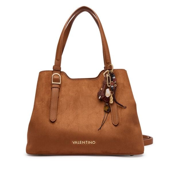 Torebka Valentino. Brązowe torebki klasyczne Valentino, bez wzorów, klasyczne, bez dodatków. Za 749.99 zł.