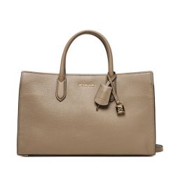 Torebka MICHAEL Michael Kors. Brązowe torebki klasyczne MICHAEL Michael Kors, bez wzorów, klasyczne, bez dodatków. Za 1,059.00 zł.