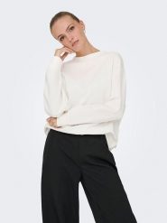 JDY Bluza "Nanna" w kolorze białym rozmiar: S. Białe bluzy JDY, s, bez wzorów, bez ramiączek, bez kaptura. Za 61.46 zł.