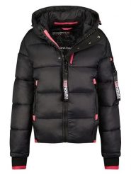 Geographical Norway Kurtka pikowana "Calix" w kolorze czarnym rozmiar: L. Czarne kurtki Geographical Norway, l, bez wzorów, bez kaptura. Za 222.94 zł.