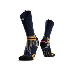 Skarpetki X-Socks Anatomix Merino Crew. Niebieskie skarpetki X-Socks, bez wzorów, z wełny. Za 232.50 zł.