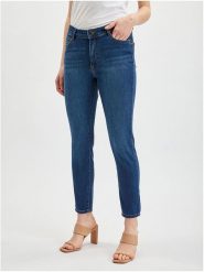 Orsay Dżinsy - Skinny fit - w kolorze niebieskim rozmiar: 34. Niebieskie jeansy Orsay, bez wzorów, klasyczne. Za 61.75 zł.