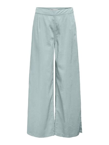 ONLY Spodnie w kolorze błękitnym rozmiar: L. Niebieskie spodnie materiałowe ONLY, bez wzorów, z materiału, klasyczne. Za 69.75 zł.