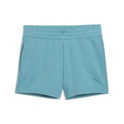 Shorty damski Puma Logo 4''. Niebieskie szorty Puma, bez wzorów, sportowe. Za 189.00 zł.