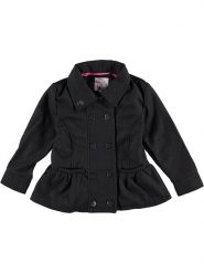 Peak Mountain Płaszcz w kolorze czarnym rozmiar: 104. Czarne płaszcze Peak Mountain, na zimę, bez wzorów, bez kaptura. Za 73.99 zł.