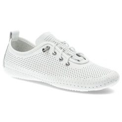 Białe Półbuty Artiker Stylowe Płaskie Obuwie Damskie. Białe półbuty wsuwane Artiker, bez wzorów, ze skóry, eleganckie, bez obcasa, na płaskiej podeszwie. Za 199.00 zł.