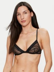 Calvin Klein Underwear Biustonosz z fiszbiną 000QF7717E Czarny. Czarne biustonosze Calvin Klein Underwear, bez wzorów, z syntetyku. Za 99.99 zł.