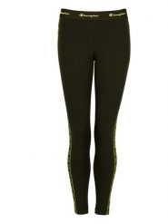 Legginsy fitness damskie. Zielone legginsy Champion, bez wzorów, z bawełny. Za 103.00 zł.
