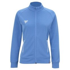 Damska bluza dresowa Tecnifibre Team. Niebieskie bluzy TECNIFIBRE, bez wzorów, z dresówki, sportowe, bez ramiączek, bez kaptura. W wyprzedaży za 219.00 zł.