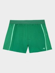 4F Szorty sportowe w kolorze zielonym rozmiar: M. Zielone szorty sportowe 4f, bez wzorów, z materiału, outdoorowe. Za 88.23 zł.