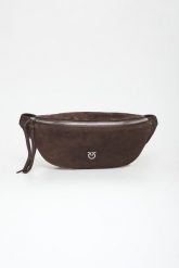 Nerka damska zamszowa Marsupio Trittico PINKO. Nerki i saszetki Pinko, bez wzorów, z zamszu, bez dodatków. Za 1,239.00 zł.