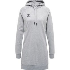 Damska bawełniana sukienka swetrowa Hummel Move Grid. Szare sukienki Hummel, xs, bez wzorów, z bawełny, sportowe, bez kołnierzyka, bez ramiączek, sportowe. Za 297.00 zł.