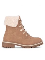 JENNY Botki WS2927-09 Brązowy. Brązowe botki Jenny, bez wzorów, bez obcasa, na płaskiej podeszwie, bez zapięcia. Za 179.99 zł.