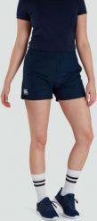 Szorty damskie Canterbury Club. Niebieskie szorty sportowe CANTERBURY, bez wzorów, z poliesteru, na fitness i siłownię. Za 234.50 zł.