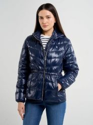 BIG STAR Kurtka puchowa w kolorze granatowym rozmiar: S. Niebieskie kurtki BIG STAR, s, bez wzorów, z puchu, retro, bez kaptura. Za 219.99 zł.