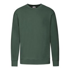 Lekka Bluza Rozpinana Unisex Dla Dorosłych. Zielone bluzy z kapturem fruit of the loom, m, bez wzorów, z bawełny, z kapturem. Za 77.99 zł.