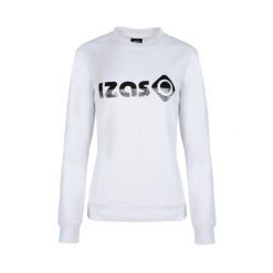 Podstawowa bluza bawełniana dla kobiet Izas RODHES W. Białe bluzy bez kaptura IZAS, bez wzorów, z bawełny, bez kaptura. Za 160.83 zł.