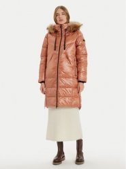 Frieda & Freddies Kurtka puchowa 3847C Miedziany Regular Fit. Brązowe kurtki Frieda & Freddies, bez wzorów, z puchu, bez kaptura. Za 719.99 zł.