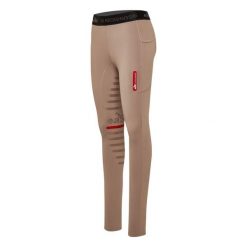 Damskie legginsy jeździeckie z pełną przyczepnością eaSt Reggings® R1. Brązowe legginsy EAST, bez wzorów, z elastanu, eleganckie. Za 505.90 zł.