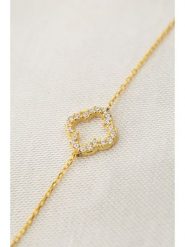 Lodie Silver Srebrna bransoletka z elementem ozdobnym rozmiar: onesize. Szare bransoletki Lodie Silver, z cyrkonią, srebrne. Za 37.45 zł.