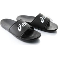 Klapki basenowe dla dorosłych Asics Slide czarny. Czarne klapki ASICS, bez wzorów, bez obcasa, bez zapięcia. Za 89.00 zł.