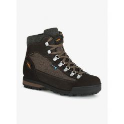 Buty trekkingowe damskie AKU Ultra Light Warm GTX. Brązowe buty trekkingowe Aku, bez zapięcia. Za 797.99 zł.