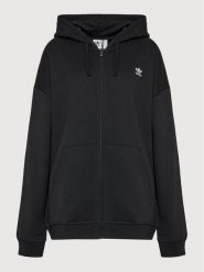 Adidas Bluza Essentials IY9621 Czarny Loose Fit. Czarne bluzy adidas, m, bez wzorów, z bawełny, bez kaptura. Za 189.99 zł.