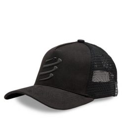 Czapka z daszkiem Compressport. Czarne czapki z daszkiem Compressport, bez wzorów. Za 139.99 zł.