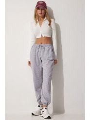 Happiness Istanbul Spodnie dresowe w kolorze jasnoszarym rozmiar: 42. Szare spodnie dresowe Happiness Istanbul, bez wzorów, z dresówki. Za 56.99 zł.