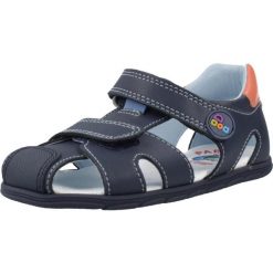 Sandały PABLOSKY 068020P Niebieski. Niebieskie sandały Pablosky, bez wzorów, ze skóry, sportowe, bez obcasa, bez zapięcia. Za 254.99 zł.