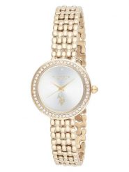 U.S. Polo Assn. Zegarek kwarcowy w kolorze złoto-białym rozmiar: onesize. Białe, analogowe zegarki U.S. Polo Assn., metalowe. Za 260.99 zł.