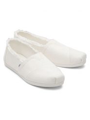 TOMS Espadryle w kolorze białym rozmiar: 42,5. Białe espadryle TOMS, bez wzorów, bez obcasa. Za 104.95 zł.