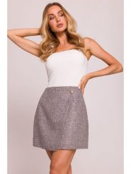 Made of emotion Spódnica w kolorze antracytowym rozmiar: M. Czarne spódnice Made Of Emotion, m, bez wzorów, mini. Za 189.99 zł.