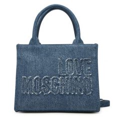 Torebka LOVE MOSCHINO. Niebieskie torebki klasyczne Love Moschino, bez wzorów, bez dodatków. Za 519.99 zł.