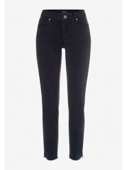 More & More Dżinsy w kolorze czarnym rozmiar: 42. Czarne jeansy More & More, z aplikacjami, ze skóry, klasyczne. Za 148.96 zł.