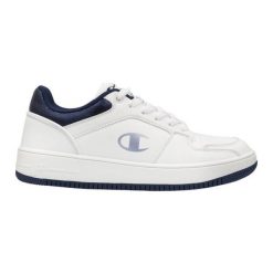 Buty Champion RD18 Foil Low Cut S11711 WW011 białe. Białe buty treningowe bez wzorów, z gumy, bez zapięcia. Za 293.23 zł.