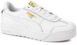 Buty damskie skórzane białe sneakersy PUMA ROMA FEMININE WNS. Białe buty treningowe Puma, bez wzorów, z gumy, bez zapięcia, trekkingowe. Za 249.00 zł.