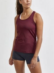 Craft Top sportowy "ADV Essence" w kolorze bordowym rozmiar: L. Czerwone topy sportowe Craft, l, bez wzorów, outdoorowe. Za 70.24 zł.