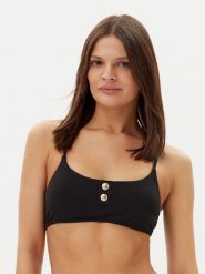 Tommy Hilfiger Góra od bikini UW0UW05815 Czarny. Czarne bikini Tommy Hilfiger, bez wzorów, z syntetyku. Za 199.99 zł.
