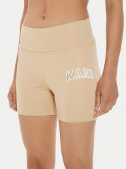 Karl Kani Szorty sportowe Small Serif 6113099 Beżowy Slim Fit. Brązowe szorty sportowe Karl Kani, bez wzorów, z syntetyku. Za 89.99 zł.