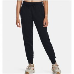 Spodnie sportowe damskie Under Armour Ua Rival Fleece Jogger. Białe spodnie dresowe Under Armour, bez wzorów, z polaru, długie. Za 337.00 zł.
