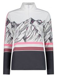 CMP Koszulka funkcyjna w kolorze biało-antracytowym rozmiar: 36. Białe t-shirty sportowe CMP, bez wzorów, z materiału, bez ramiączek, outdoorowe. Za 177.59 zł.